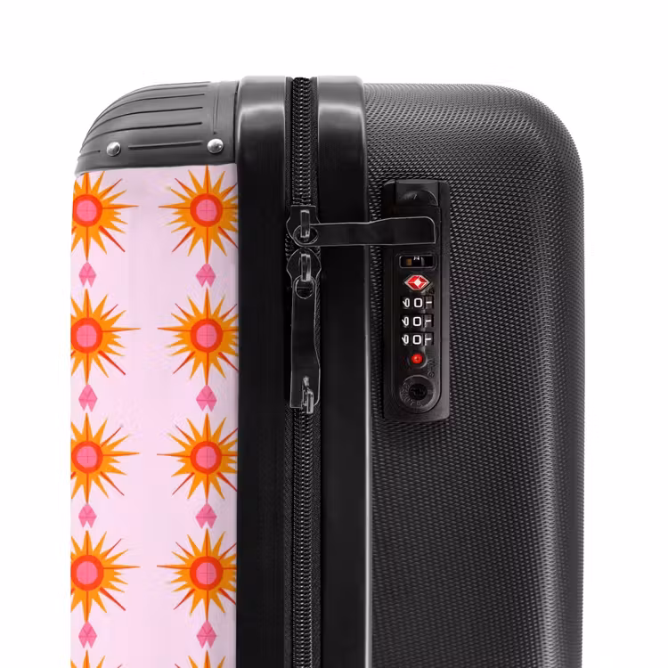 Suitcase - Sun - Motif - Pink — 6