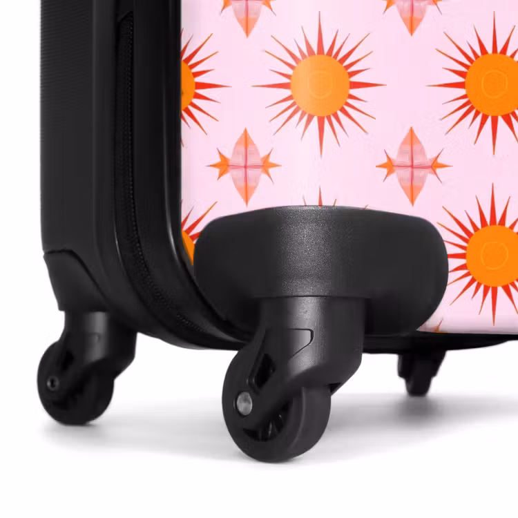 Suitcase - Sun - Pattern - Pink — 7