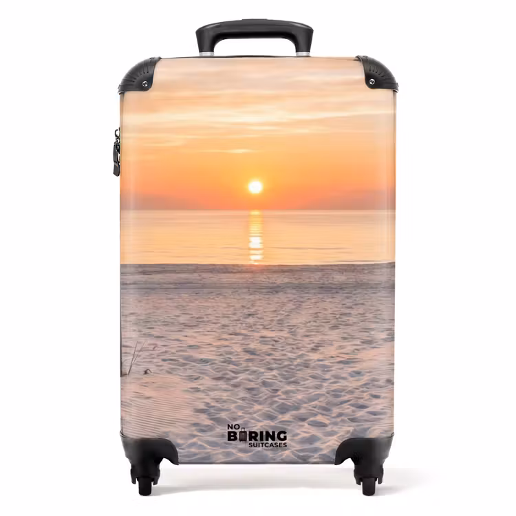 Suitcase - Sunset - Beach - Sand — 1