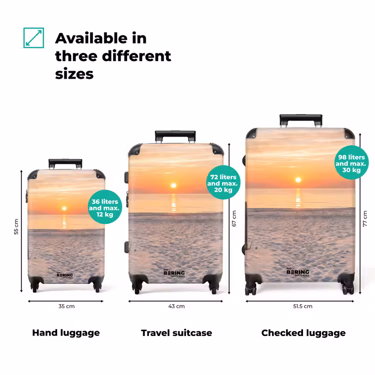 Suitcase - Sunset - Beach - Sand — 3