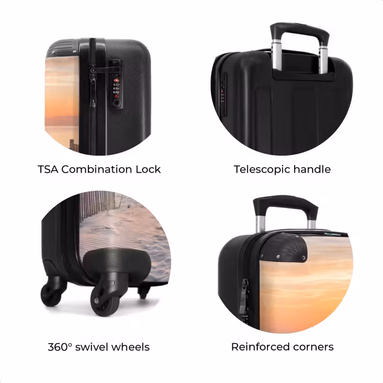 Suitcase - Sunset - Beach - Sand — 8