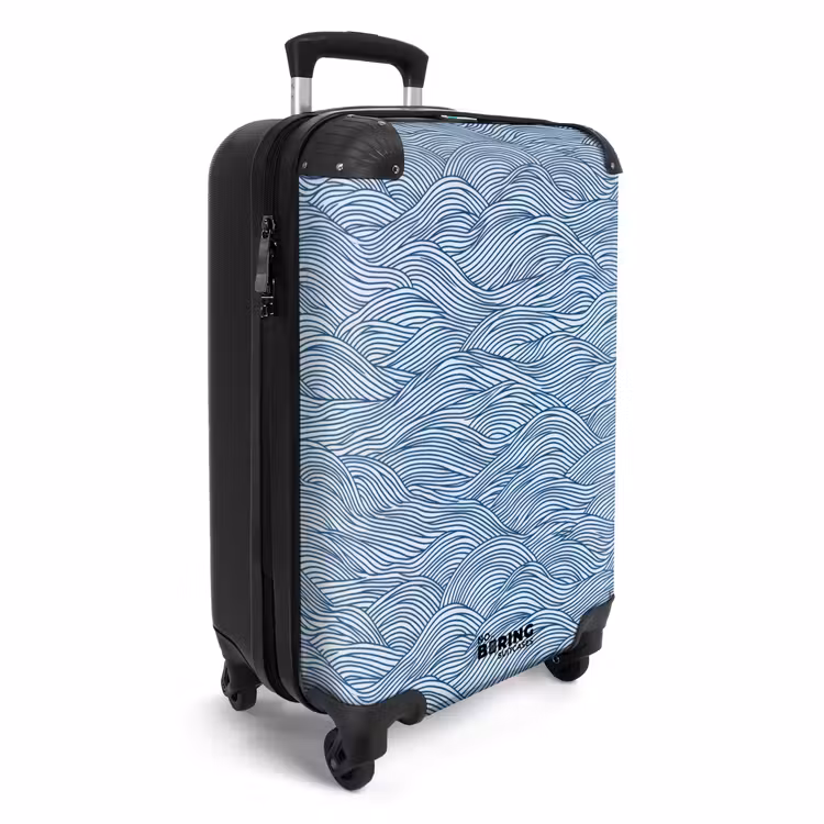 Suitcase - Waves - Rhythmic - Blue — 2