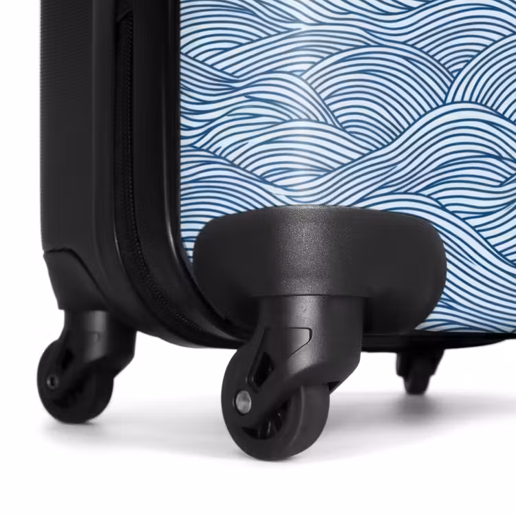 Suitcase - Waves - Rhythmic - Blue — 7