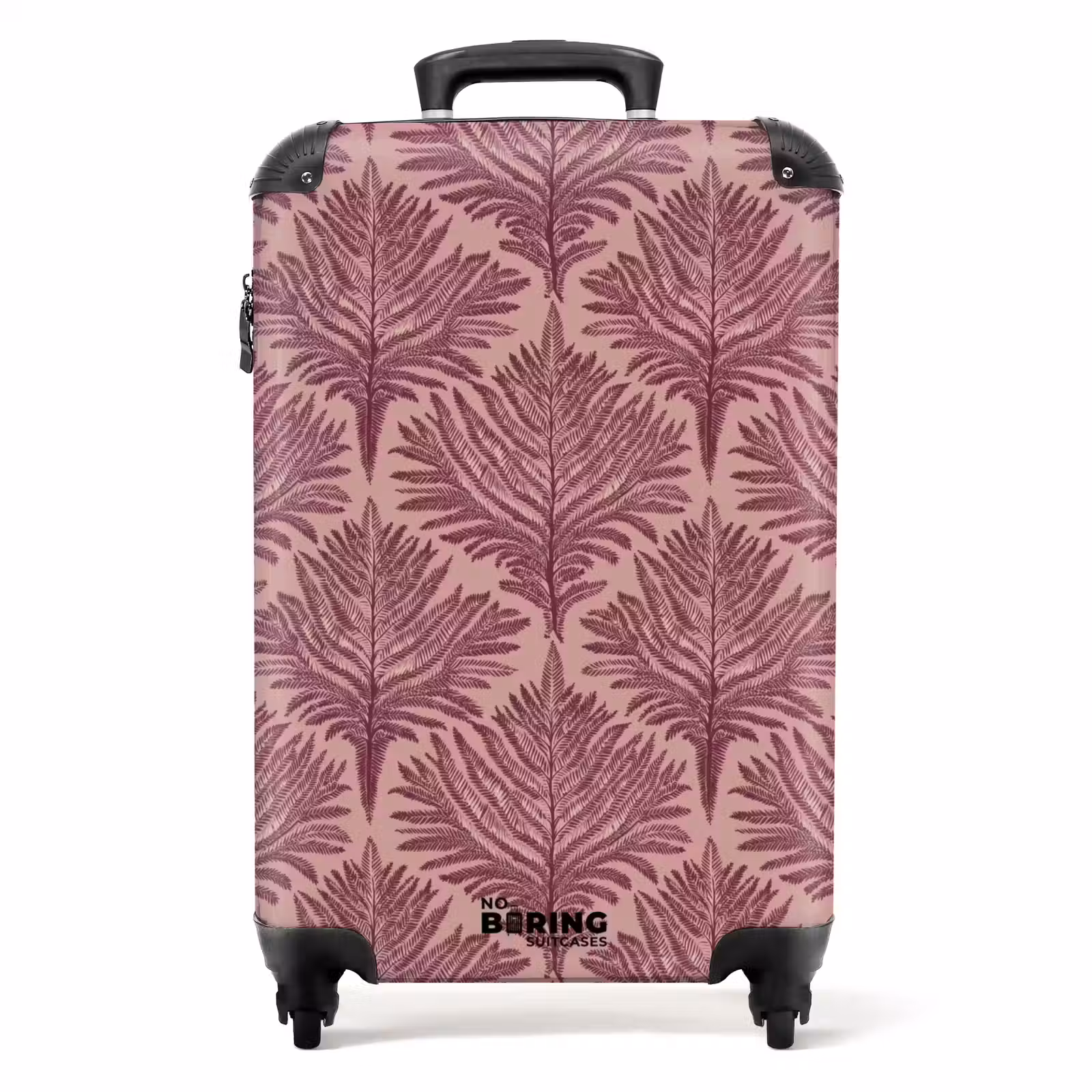 Suitcase - Fern - Pattern - Purple — 1