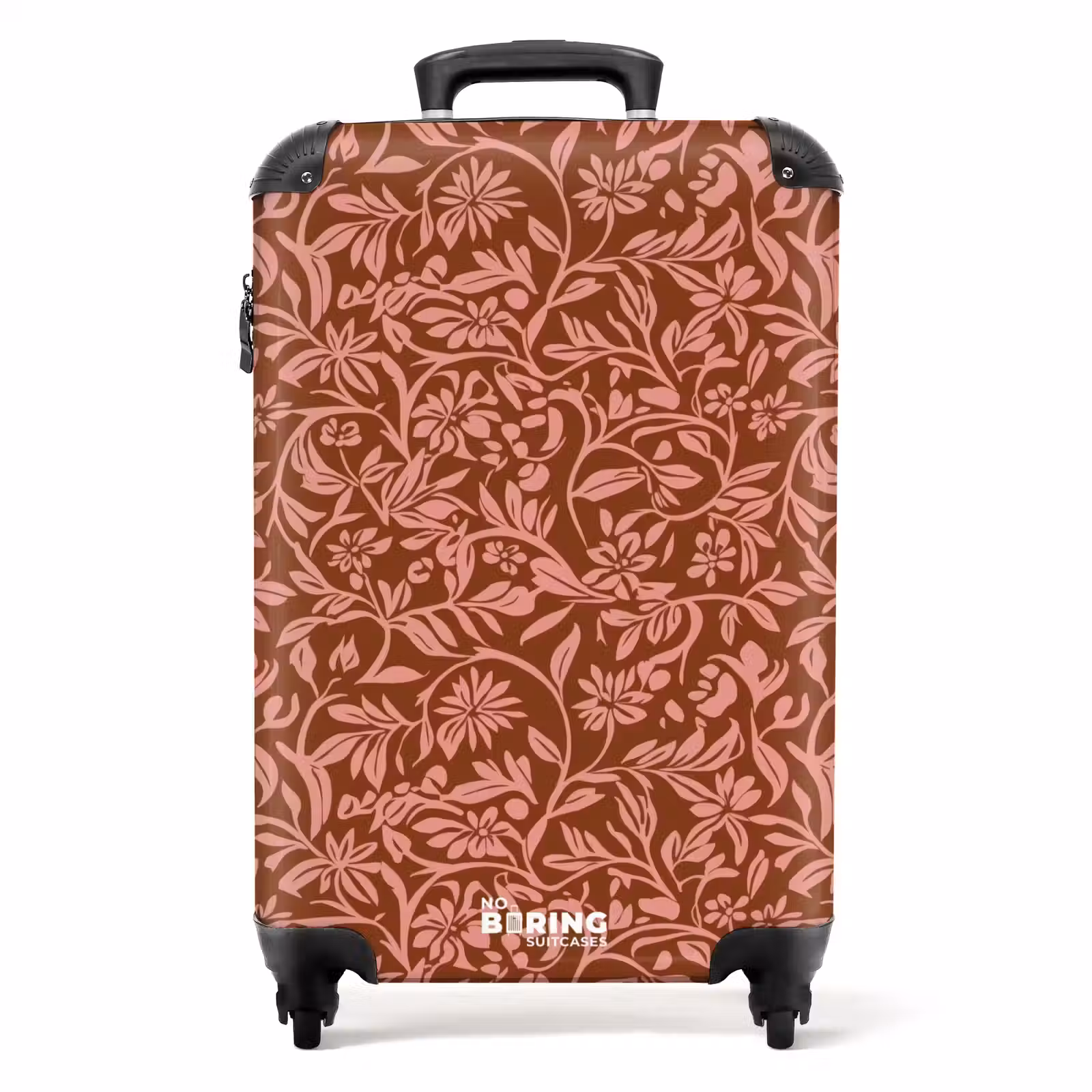 Suitcase - Flowers - Print - Pink — 1