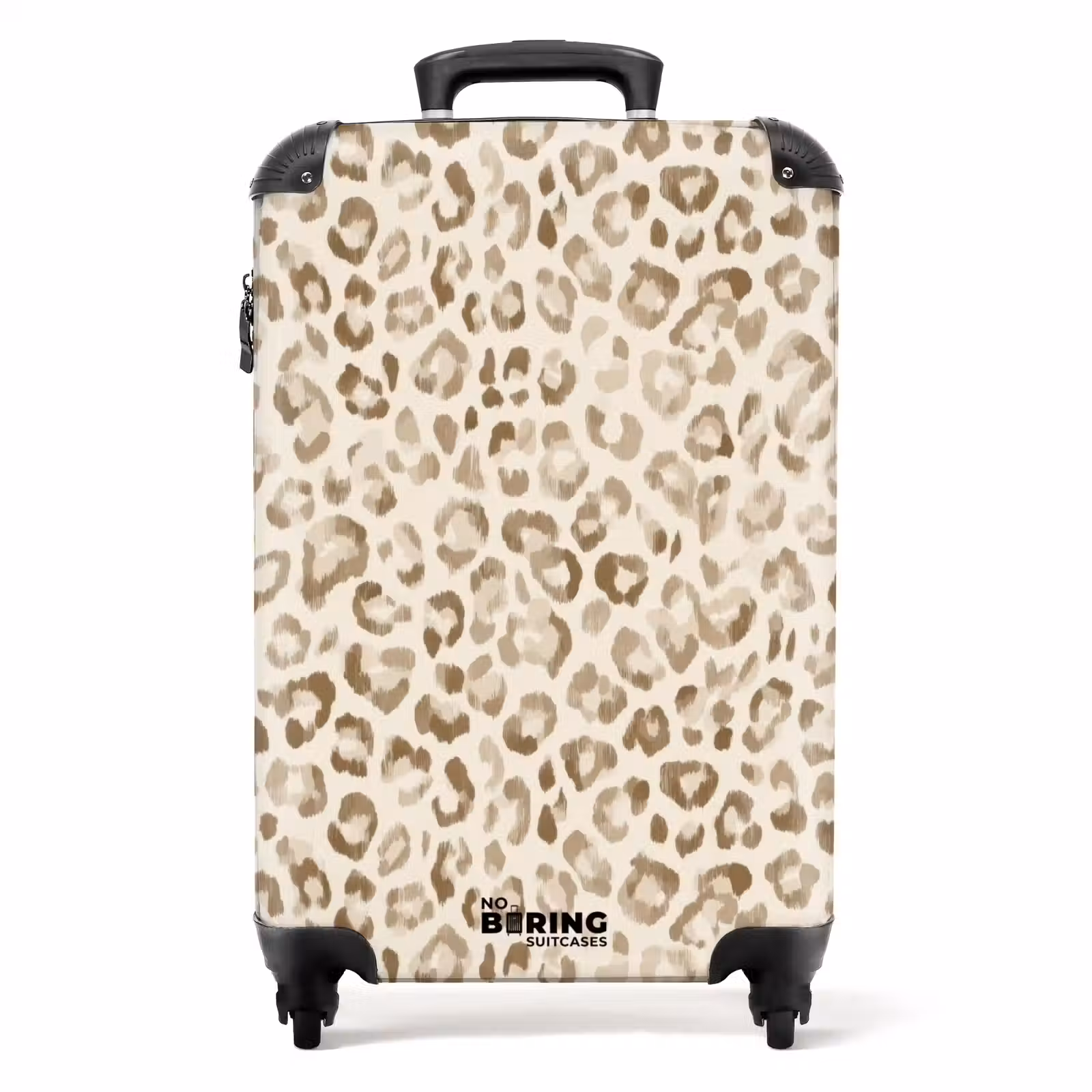 Suitcase - Leopard - Classic - Beige — 1