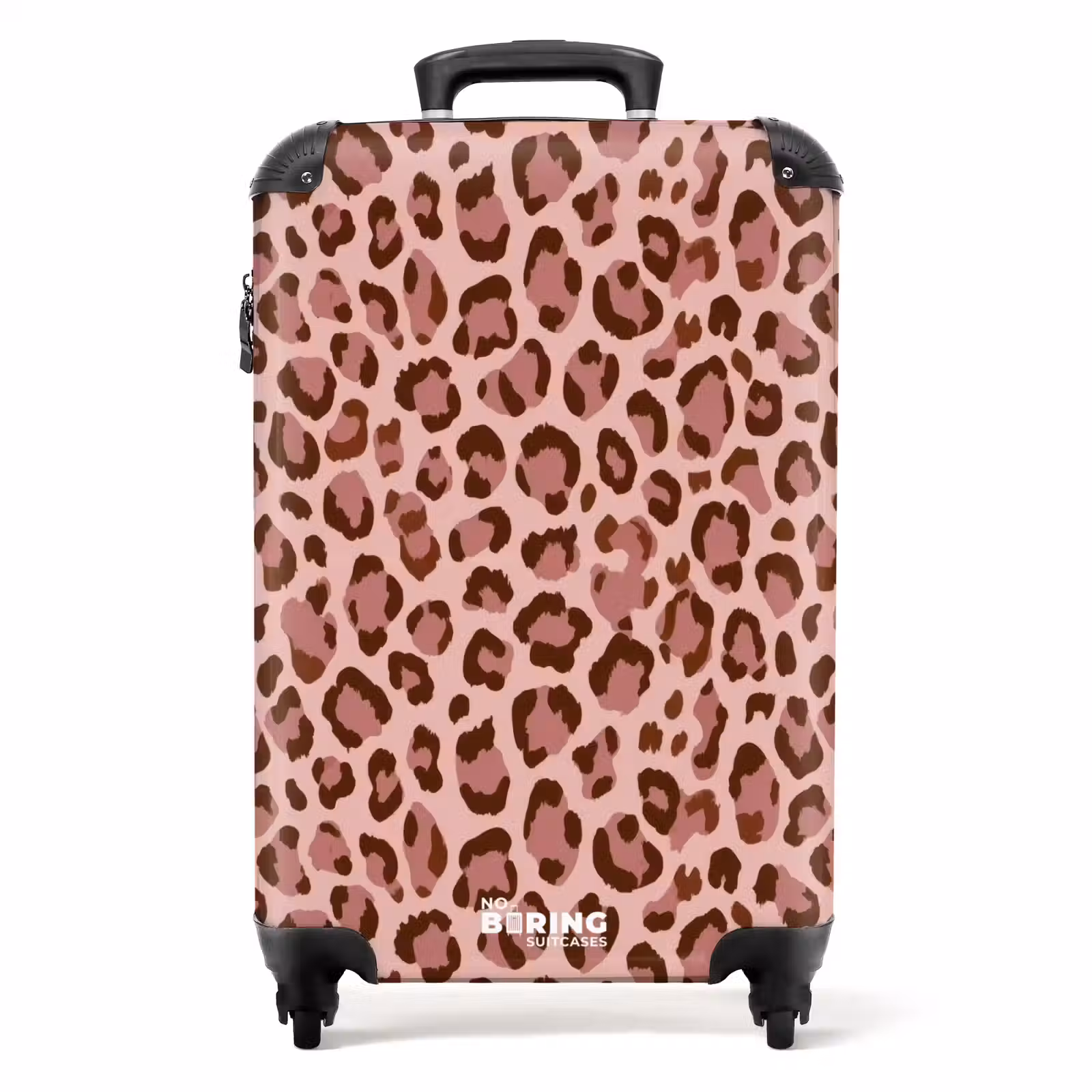 Suitcase - Leopard - Pattern - Pink — 1