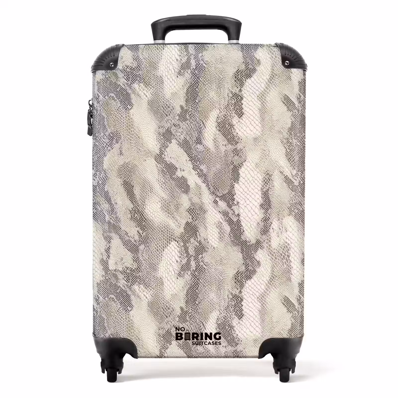 Suitcase - Snake - Pattern - Taupe — 1