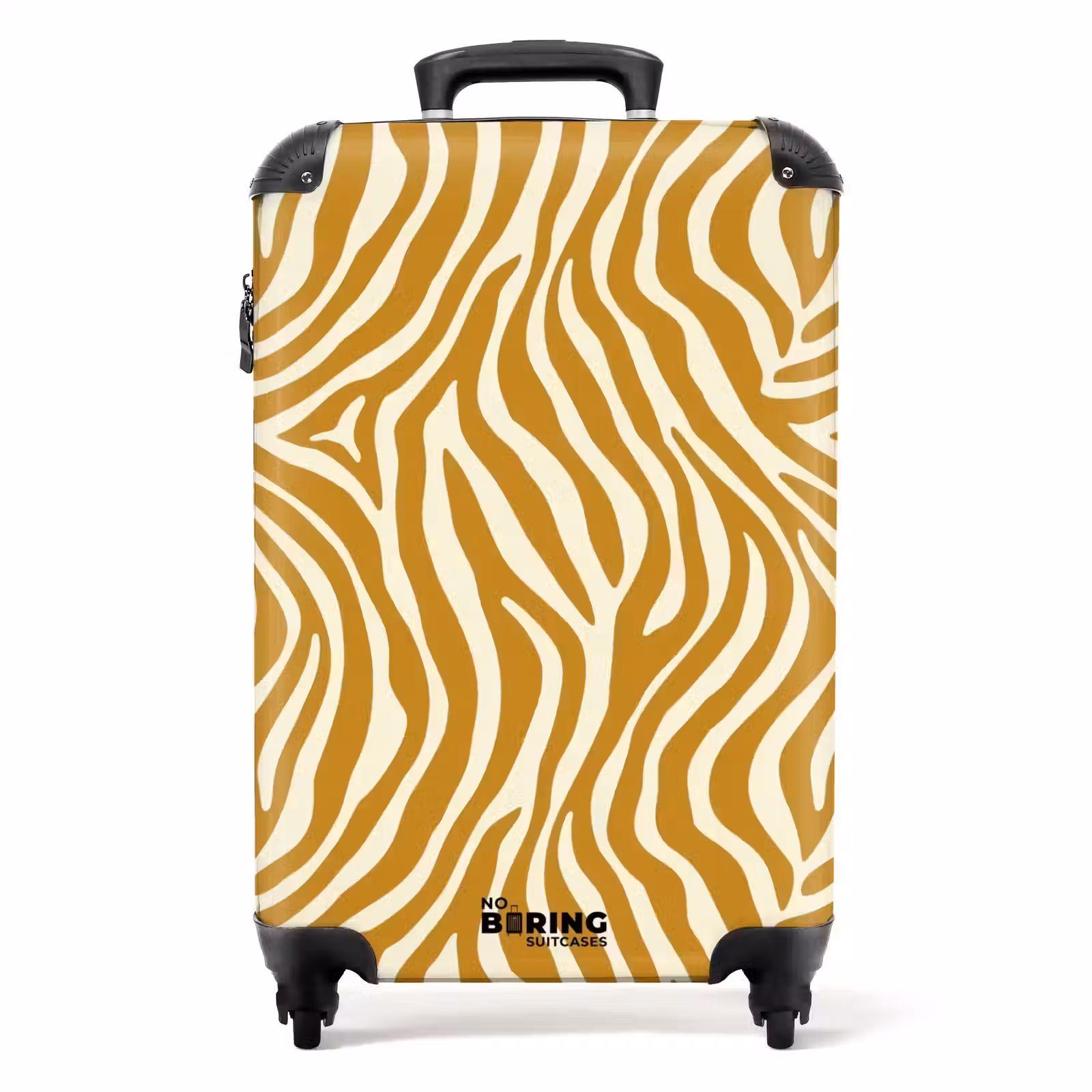 Suitcase - Zebra - Classic - Ochre - Yellow — 1