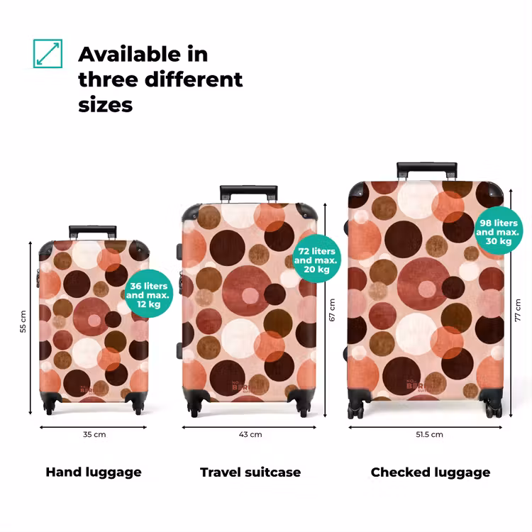 Suitcase - Circles - Modern - Colorful — 3