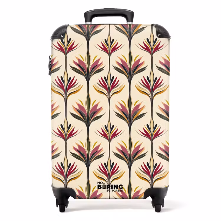 Suitcase - Fan - Motif - Colorful — 1