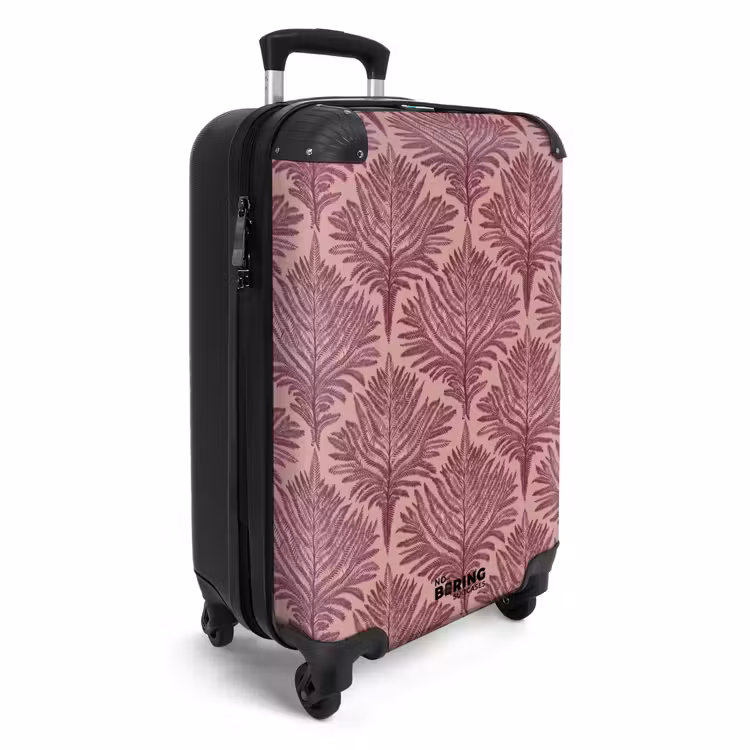 Suitcase - Fern - Pattern - Purple — 2