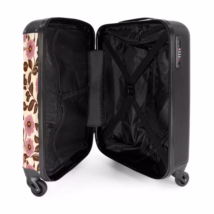 Suitcase - Flowers - Leaves - Colorful — 5