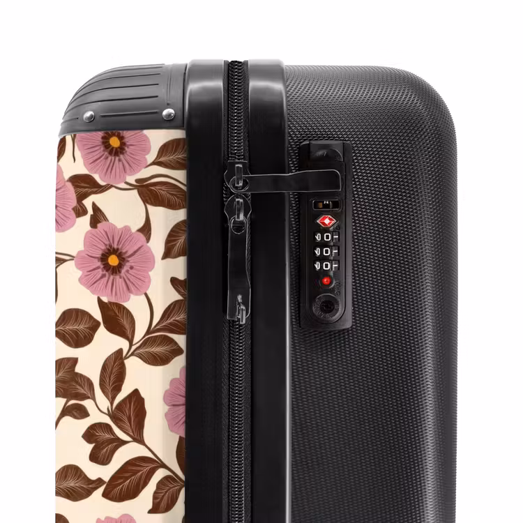 Suitcase - Flowers - Leaves - Colorful — 6
