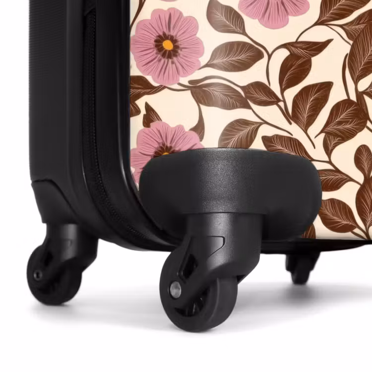 Suitcase - Flowers - Leaves - Colorful — 7