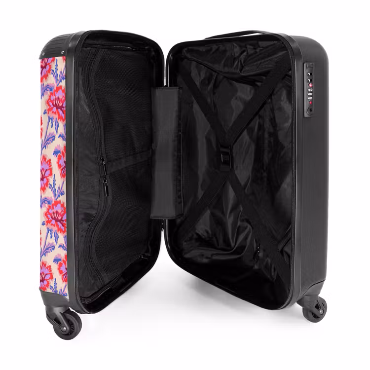 Suitcase - Flowers - Pattern - Multicolored — 5