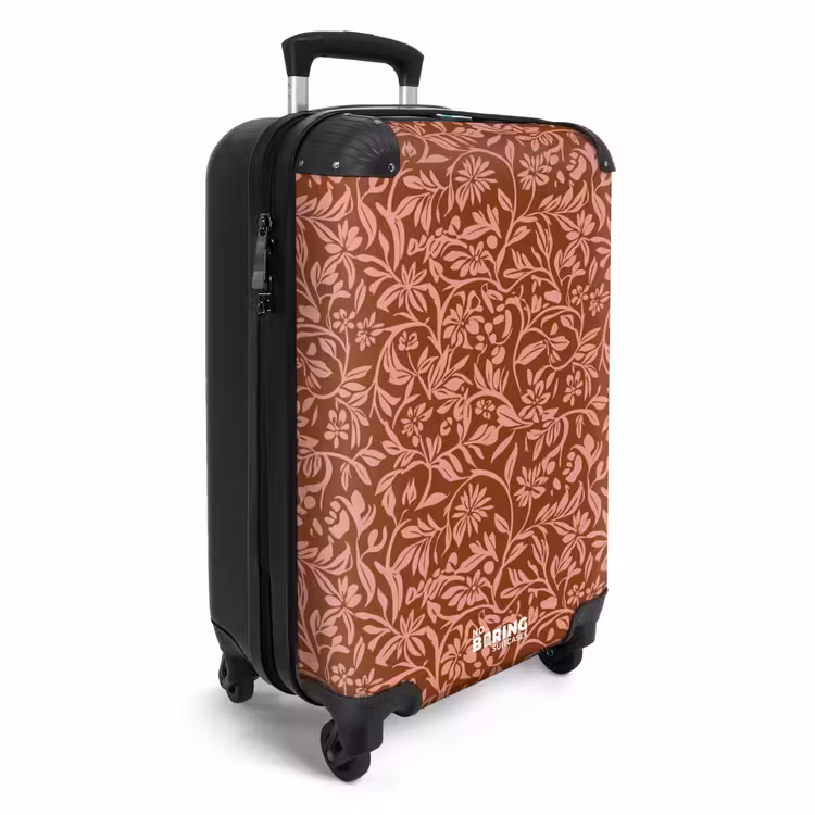Suitcase - Flowers - Print - Pink — 2