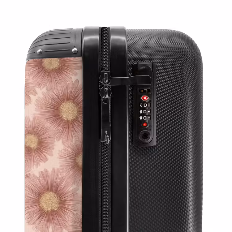 Suitcase - Gerbera - Flowers - Pink — 6