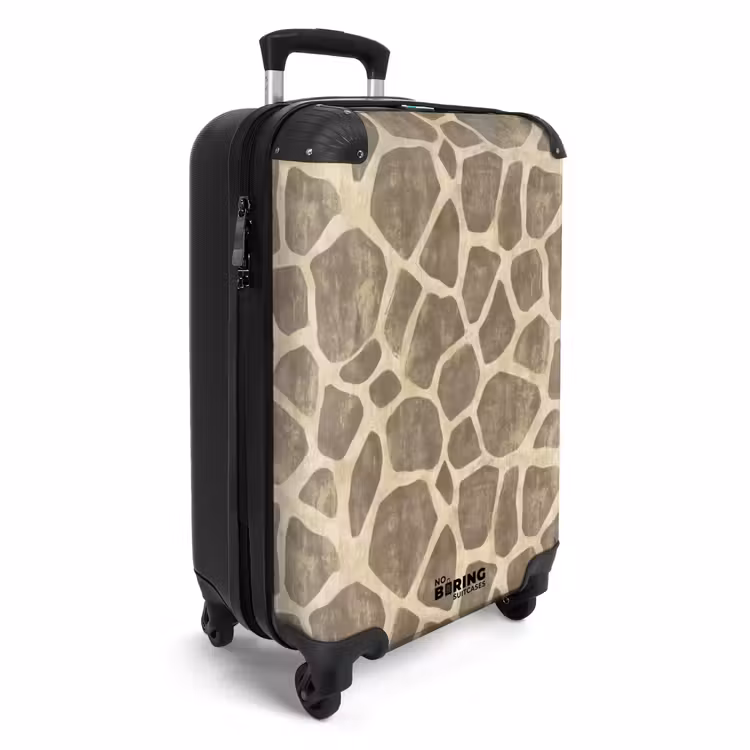 Suitcase - Giraffe - Classic - Brown — 2