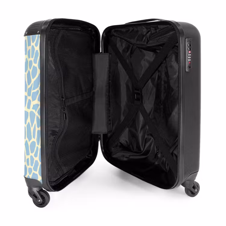 Suitcase - Giraffe - Modern - Blue — 5
