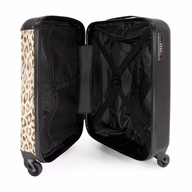 Suitcase - Leopard - Classic - Beige — 5