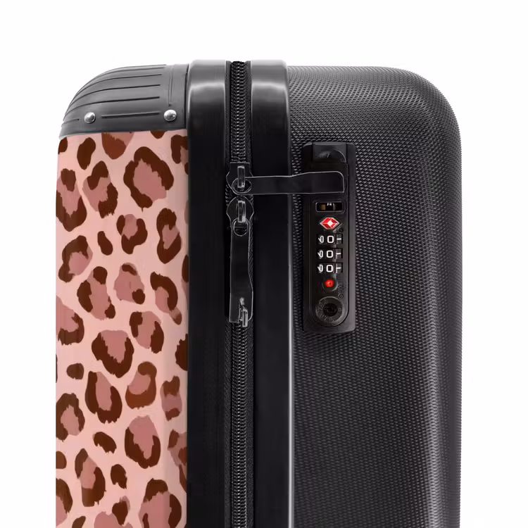 Suitcase - Leopard - Pattern - Pink — 6