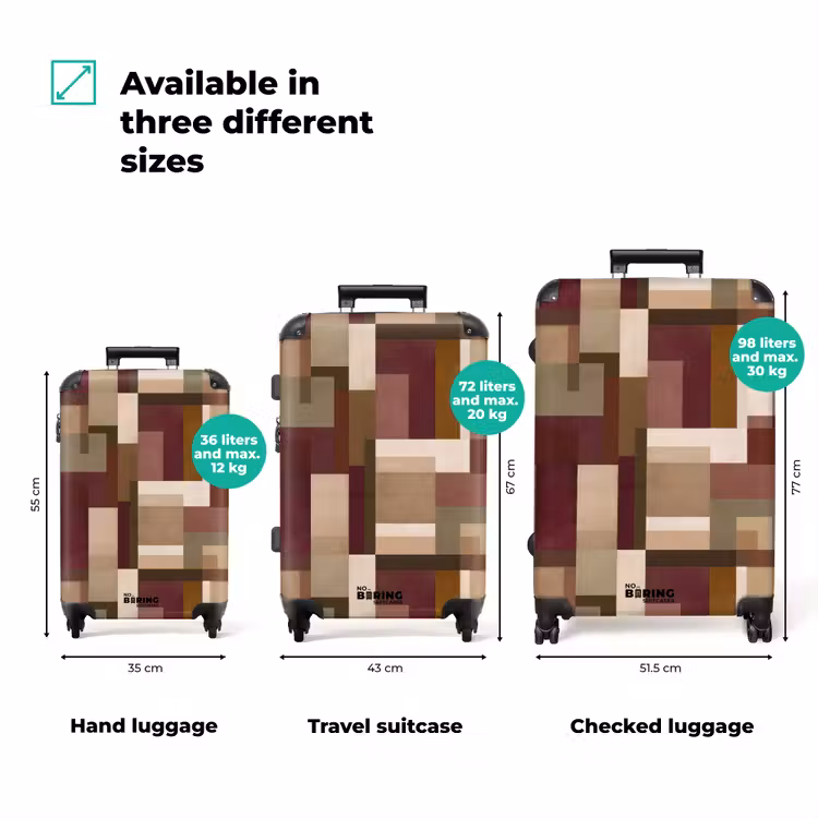 Suitcase - Modern - Geometry - Colorful — 3