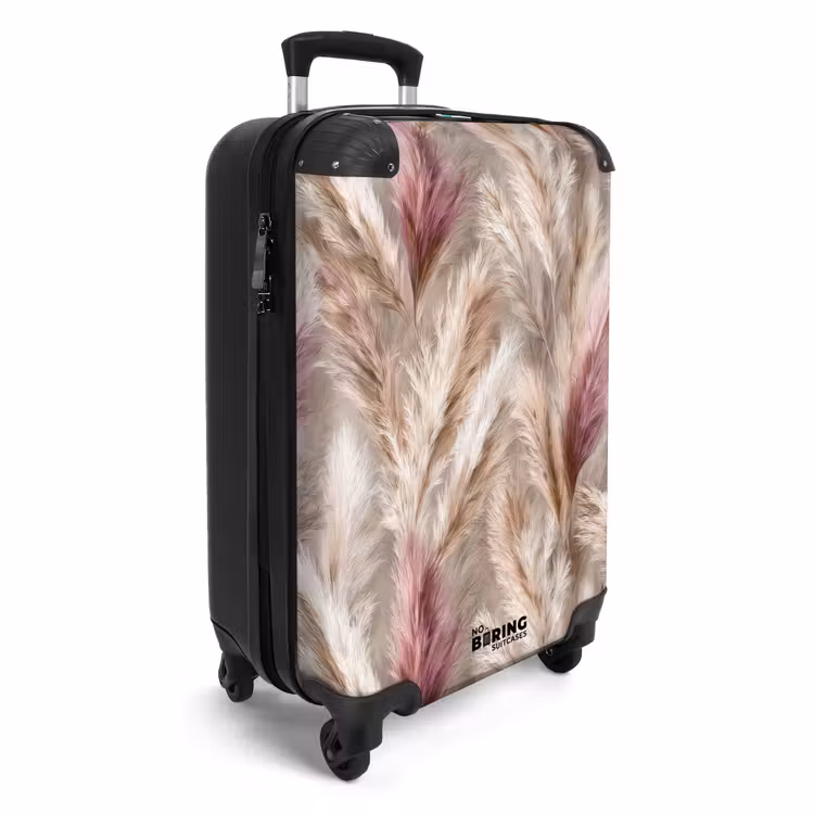 Suitcase - Pampas grass - Fluffy - Colorful — 2