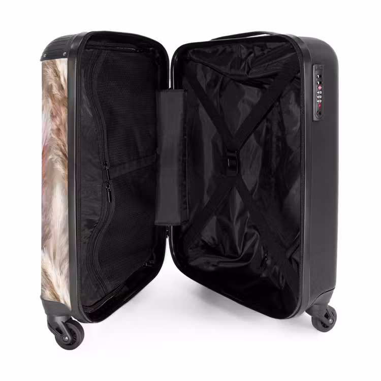 Suitcase - Pampas grass - Fluffy - Colorful — 5