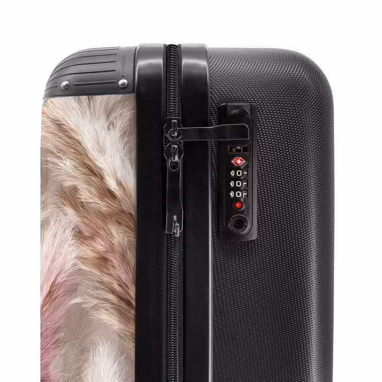 Suitcase - Pampas grass - Fluffy - Colorful — 6
