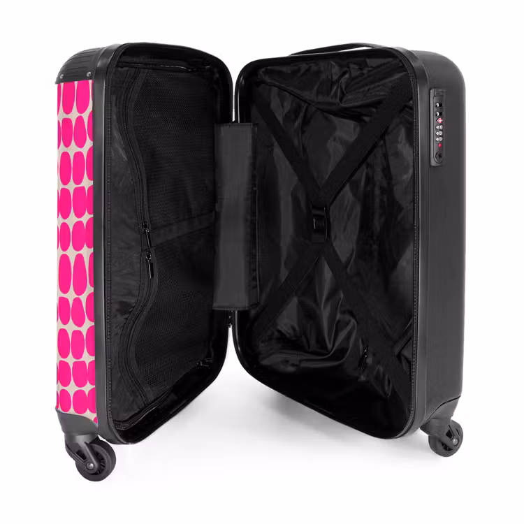 Suitcase - Polka dots - Pattern - Pink — 5