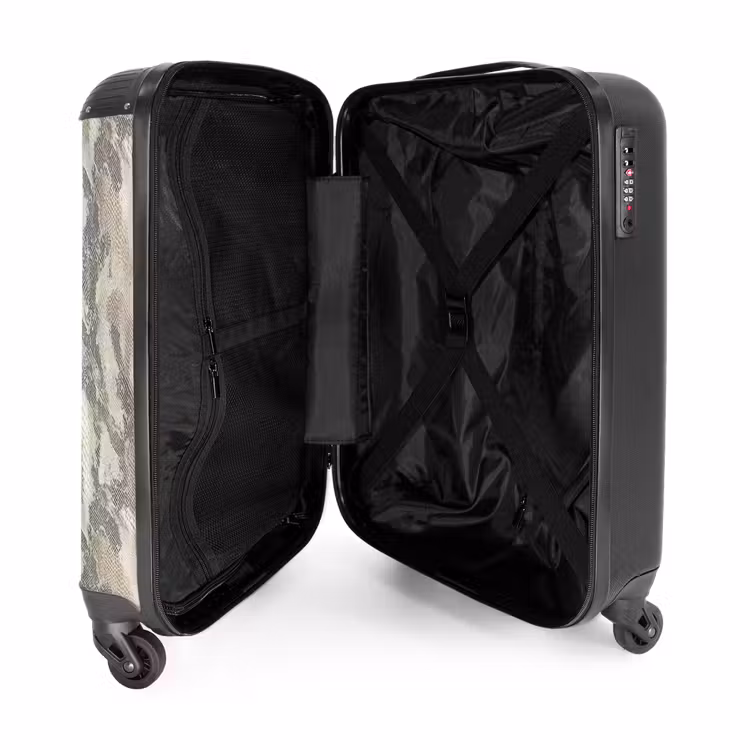 Suitcase - Snake - Pattern - Taupe — 5