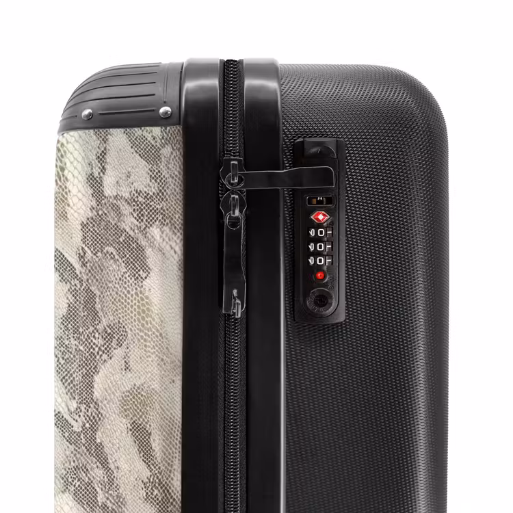 Suitcase - Snake - Pattern - Taupe — 6