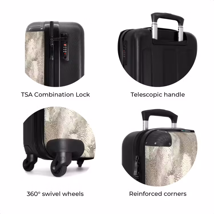 Suitcase - Snake - Texture - Sand — 8
