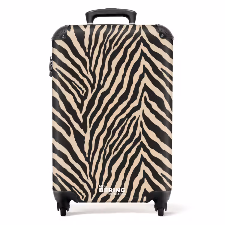 Suitcase - Zebra - Classic - Black — 1