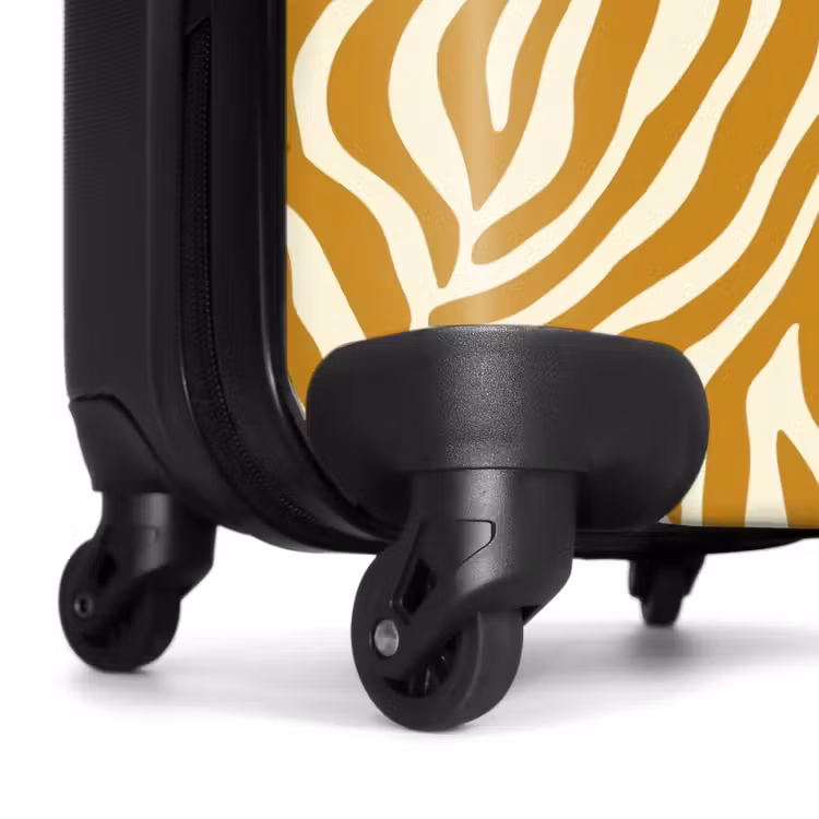 Suitcase - Zebra - Classic - Ochre - Yellow — 7