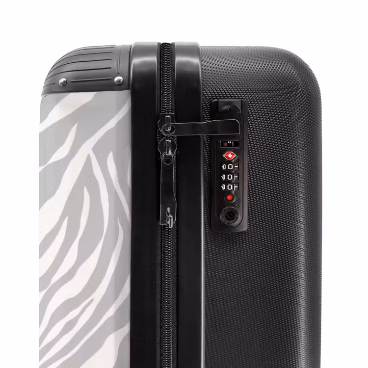 Suitcase - Zebra - Motif - Gray — 6