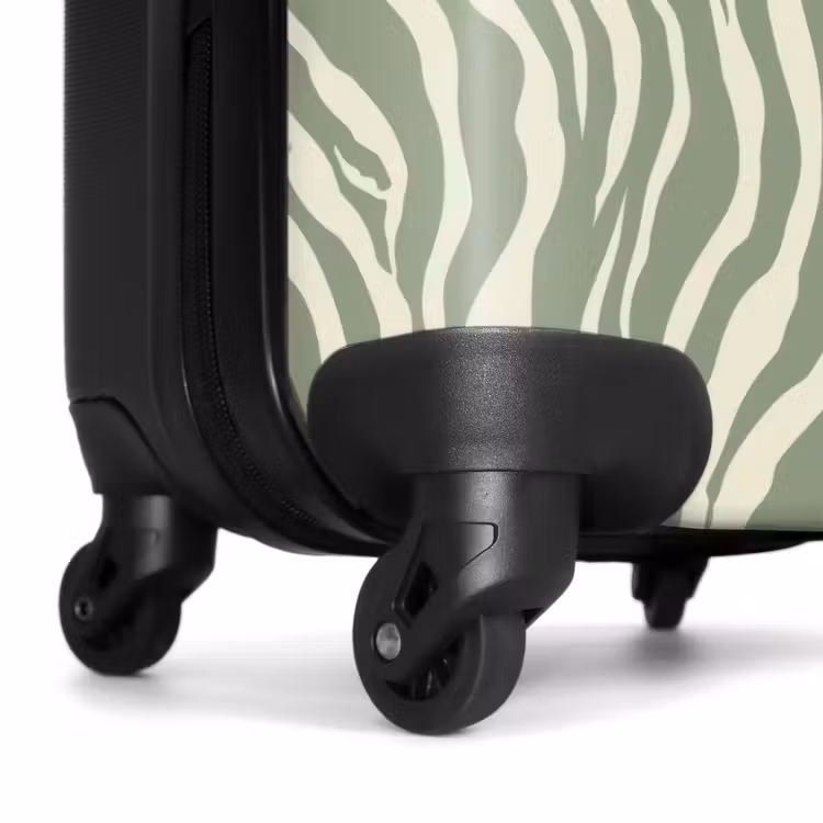 Suitcase - Zebra - Motif - Green — 7