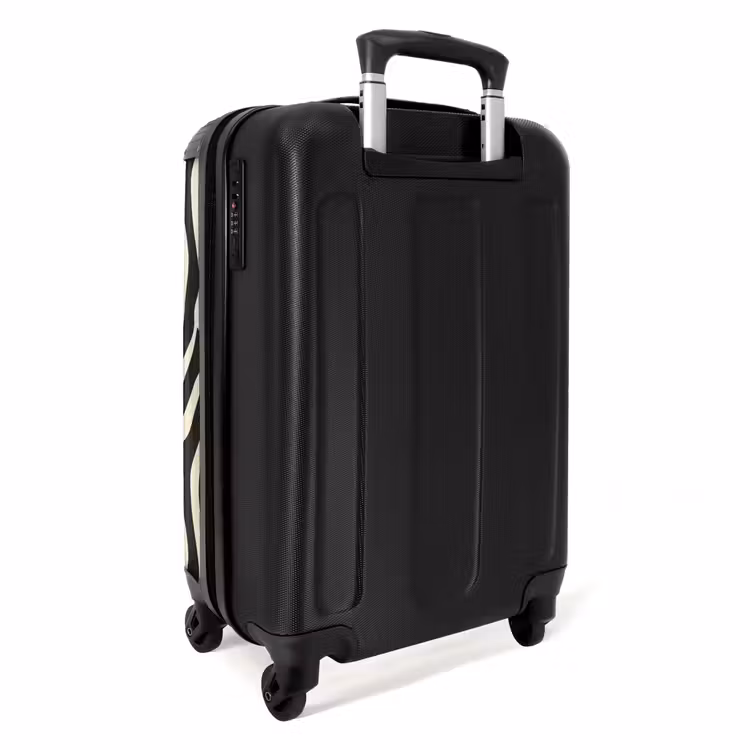 Suitcase - Zebra - Print - Classic - Black — 4