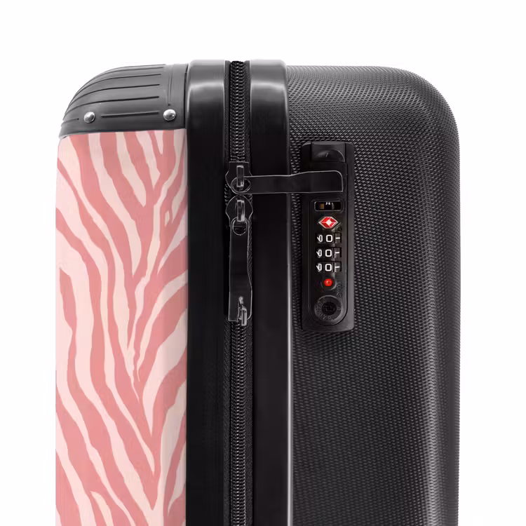 Suitcase - Zebra - Print - Pink — 6