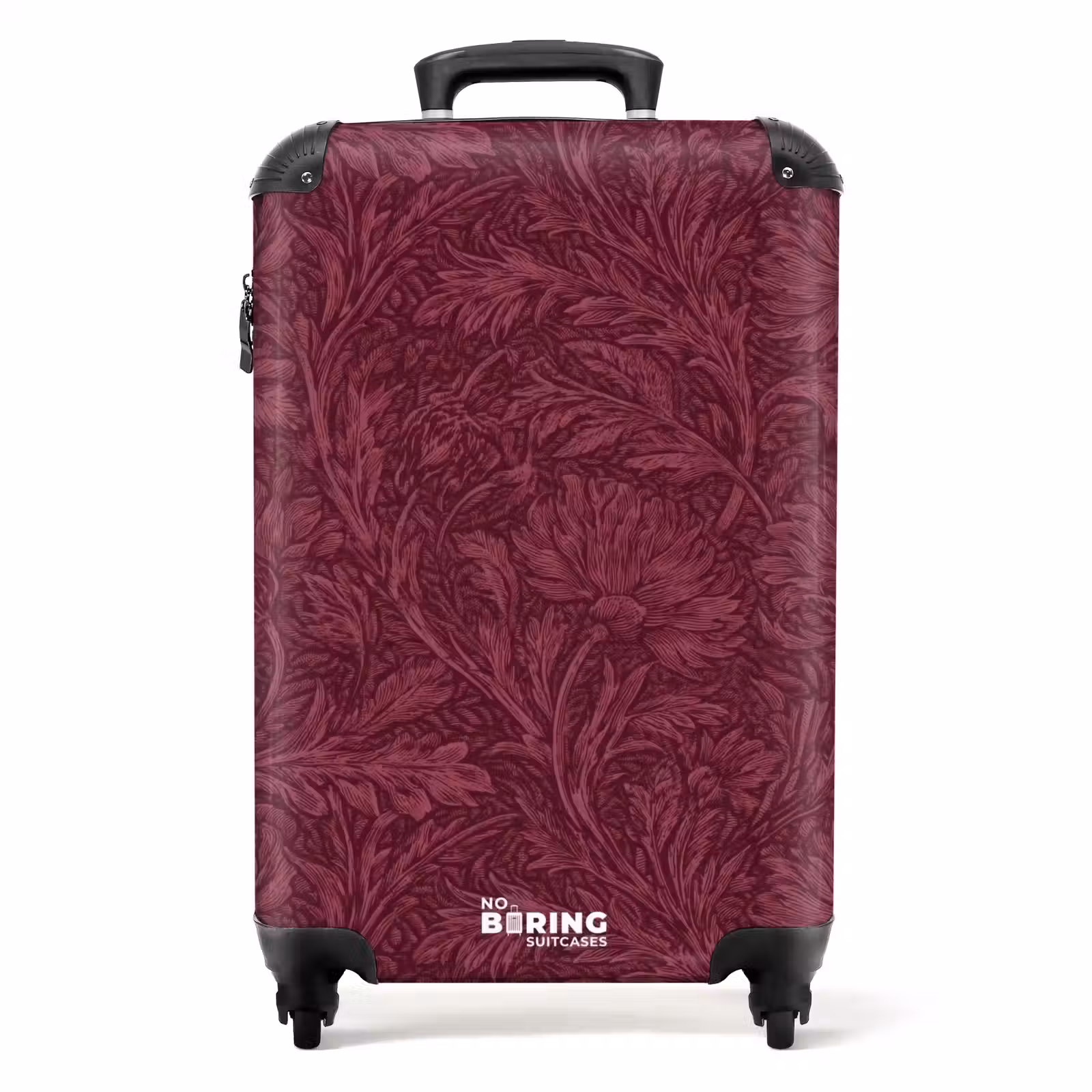 Suitcase - Leaves - Pattern - Purple — 1