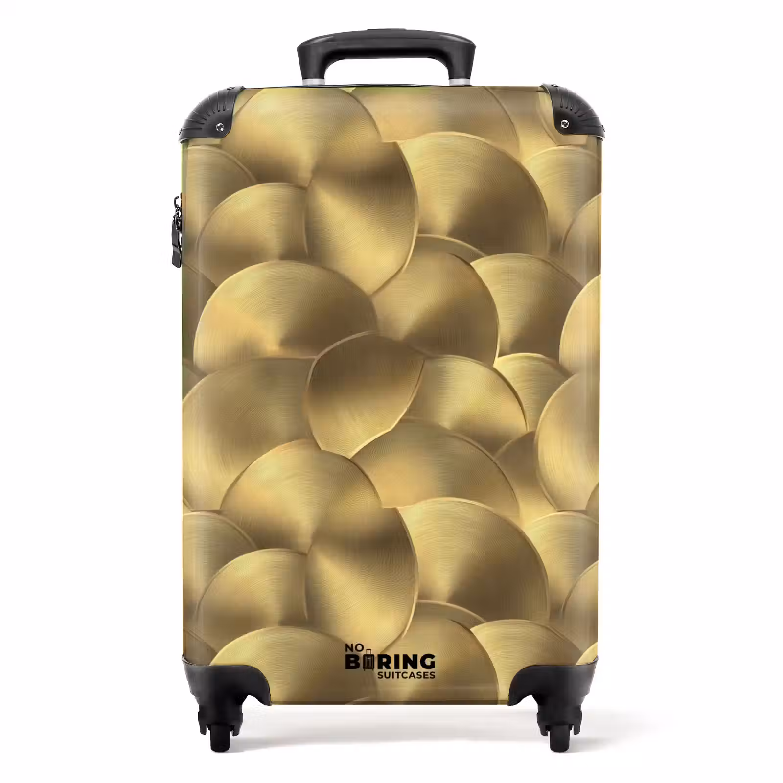 Suitcase - Modern - Circle - Gold — 1