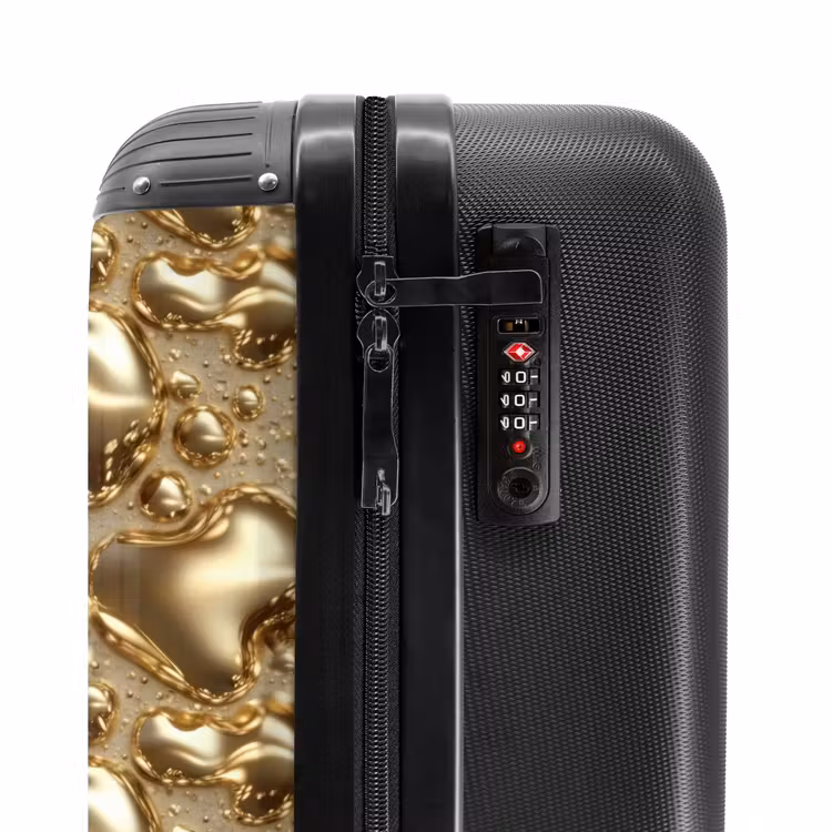 Suitcase - Droplets - Organic - Gold — 6