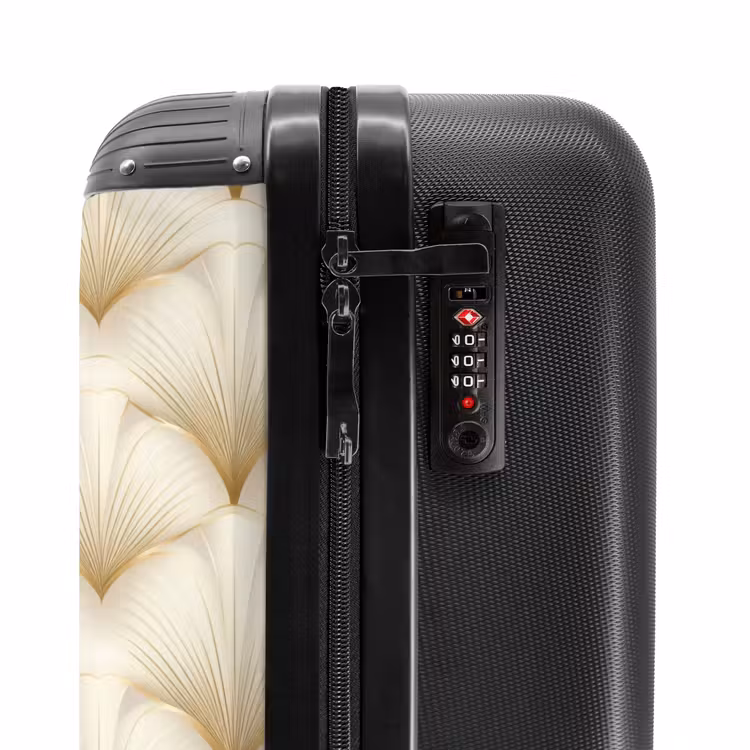 Suitcase - Fan - Motif - Gold — 6