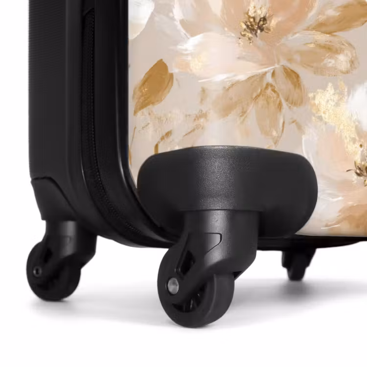 Suitcase - Flowers - artistic - Gold — 7