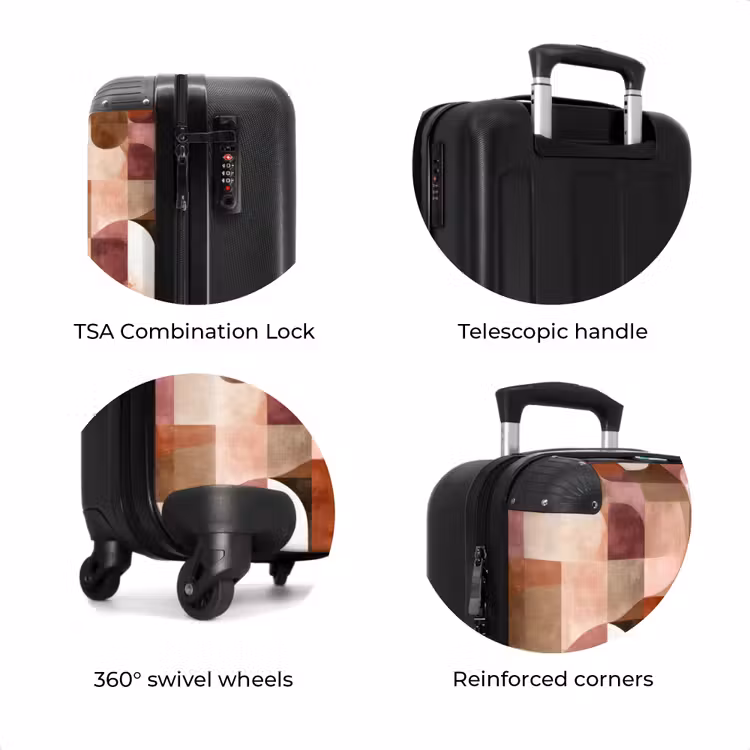Suitcase - Geometry - Modern - Retro — 8
