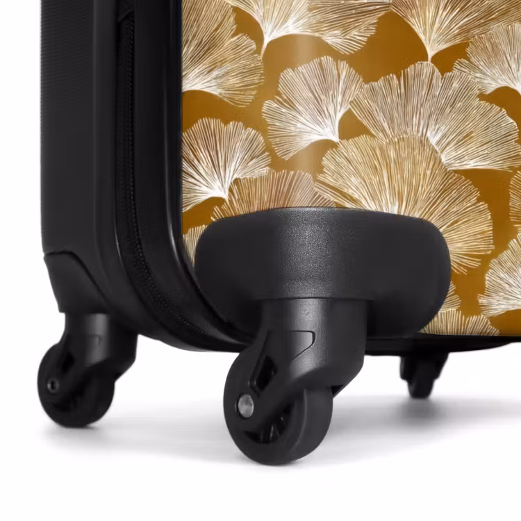 Suitcase - Ginkgo - Leaves - Gold — 7