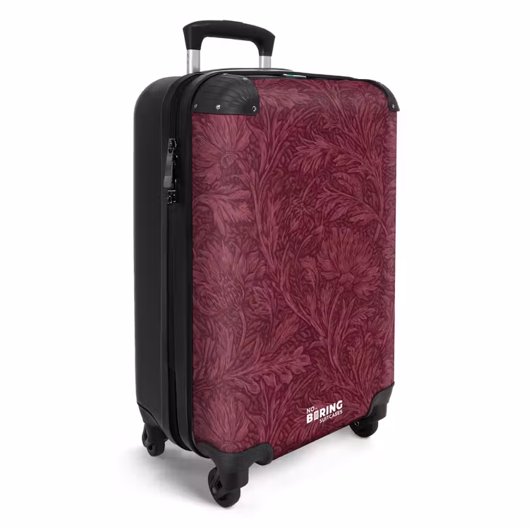 Suitcase - Leaves - Pattern - Purple — 2