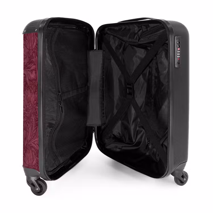 Suitcase - Leaves - Pattern - Purple — 5