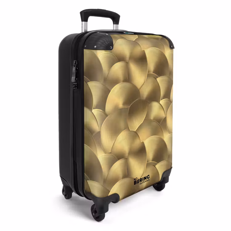 Suitcase - Modern - Circle - Gold — 2